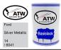 Preview: Ford, Silver Metallic, 14 / 6041: 500ml Lackdose, von ATW Autoteile West.